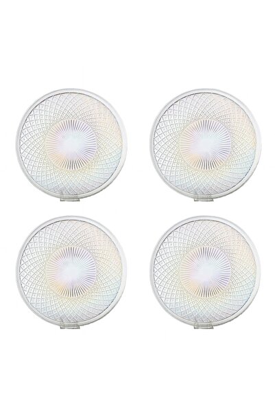 Byblos Set of 4 clear glass serving dishes, 35cm wide and 5cm deep – versatile for elegant tables ✨🍰🍬