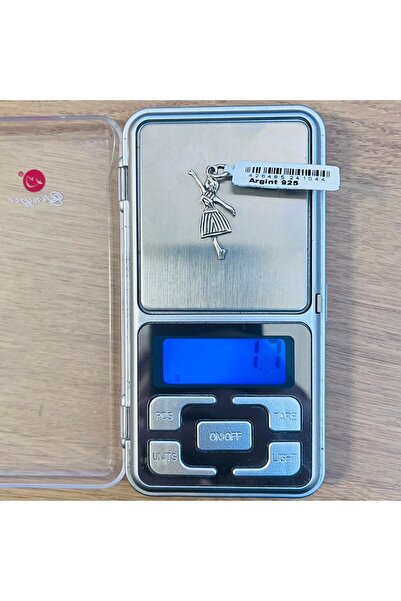 Jolie Silver Pendant, Jolie Silver, 925 Silver, Dancer Model, 30 x 10 mm, 1.7 g