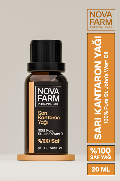 Nova Farm Sarı Kantaron Yağı %100 Saf 20 ml