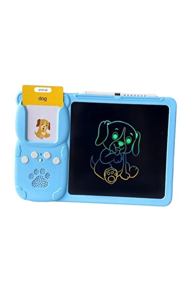 Stone Interactive LCD Writing & Drawing Educational Tablet for Kids with Card Reader (112 Cards, 224 Words