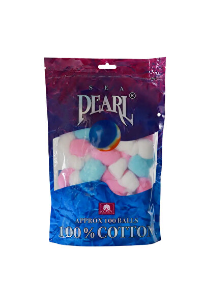 Sea Multicolor Hydrogen Bleached Absorbent Natural White Cotton Balls (100s)