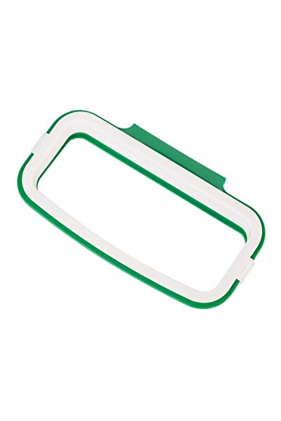 Generic حامل أكياس القمامة للخزانة، أبيض وأخضر، بلاستيك، حامل أكياس النفايات ...