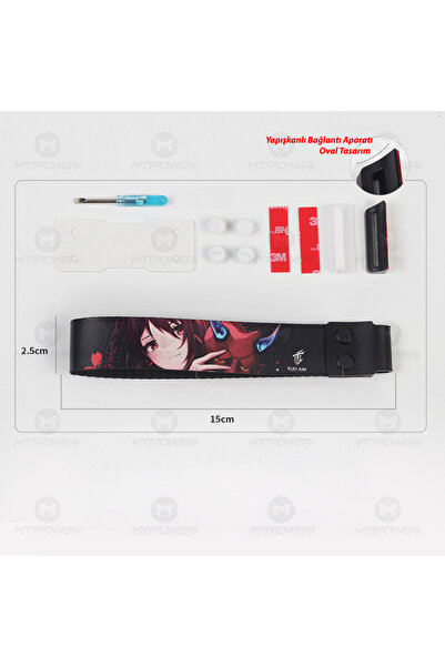 silabor Klavye Askısı Strap Klavye Aksesuarı Tüm Klavyeler için Uygundur Siya...