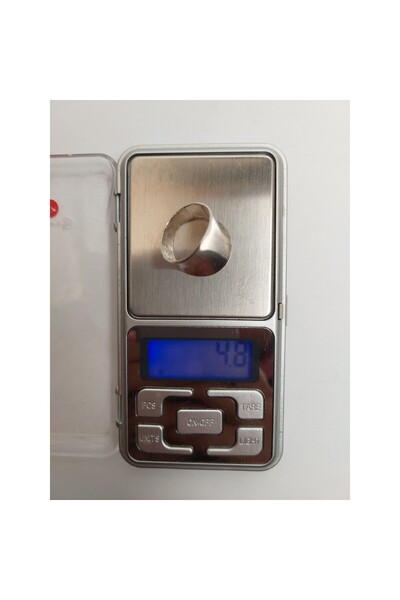 Jolie Silver Silver 925 Cylindrical Ring, Jolie Silver, 4.8g, 2.5 cm x 1.8 cm, Size M 56