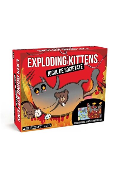 Asmodee Pisicuțele Explodante Jocul de Societate – Joc de societate (Limba Română)