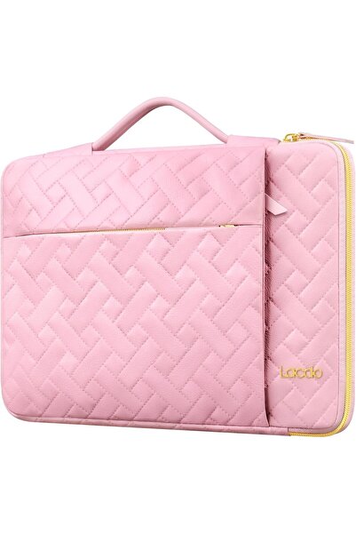 Lacdo 360° Protective 14 Inch Laptop Sleeve Case - Sakura Pink