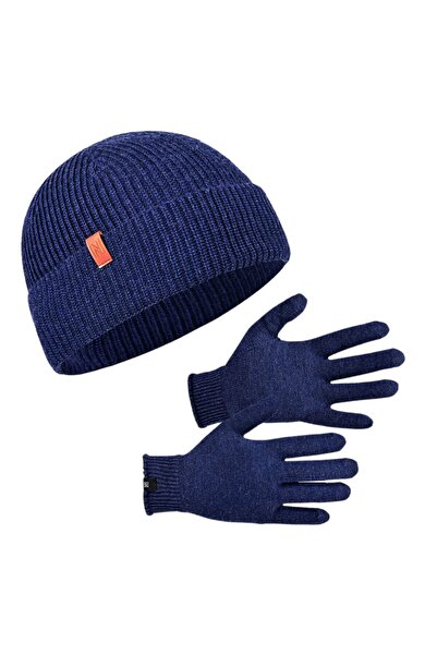 NORFOLK Winter Set 70% Merino Wool Thermal Beanie and Gloves 2-Piece Winter Set