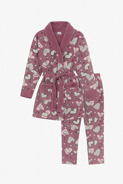 zahyat Women's winter house robe - soft and comfortable