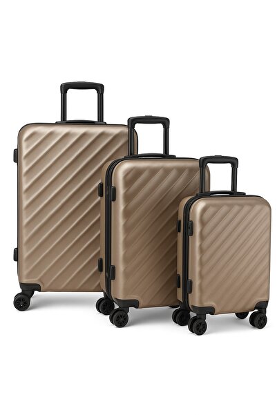 Generic 3-Piece Hardside Luggage Set with Spinner Wheels – Lightweight Suitcase Set (20/24/28 Inch) – TEAL