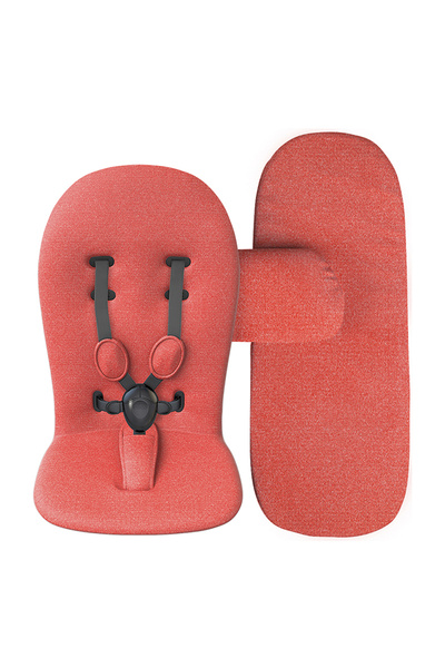 Mima Mima 2 in 1 Stroller Mattress Kit, Starter pack, Coral Red