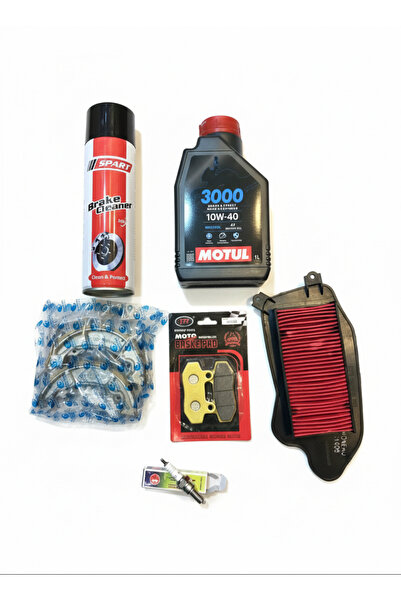 ŞERBETÇİMOTORS Honda Spacy 110-Activa S 125 |Yağ+Buji+Hava Filtresi Ön+ Arka ...