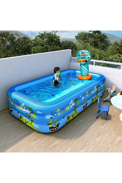 NKX Inflatable 3 Layer Swimming Pool 300 CM