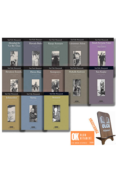 Yapı Kredi Yayınları Semaver - son kuşlar - Lüzumsuz Adam - Mahalle Kahvesi - sarnıç / 13 kitap - Sait Faik Abasıyanık