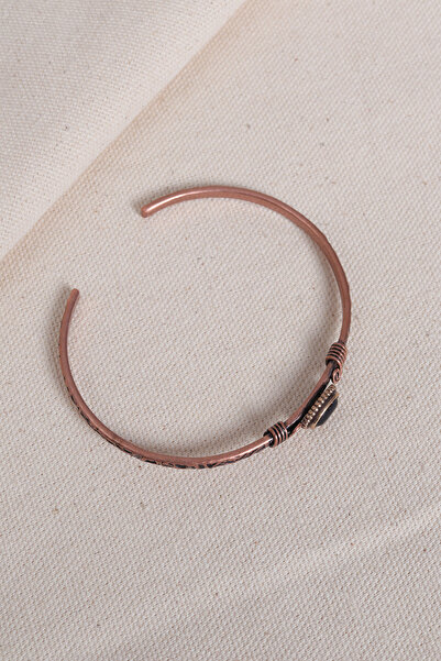 Süspüs Accessories Star Stone Oval Pure Copper Authentic Thin Bracelet