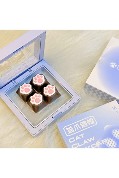 silabor Çok Renkli PBT Tuş Takımı Mekanik Klavye Cat Keycaps