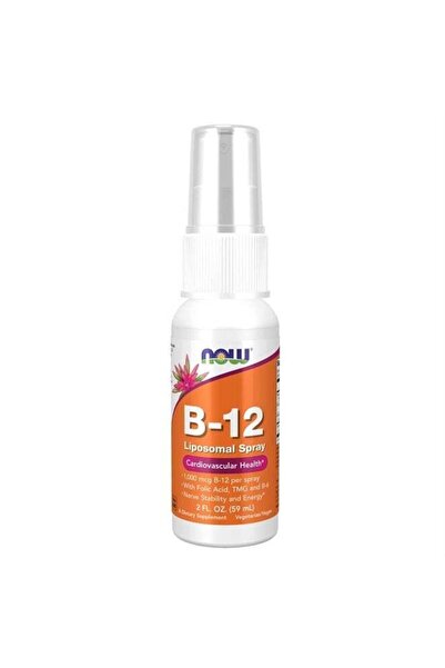 Now Supplements, Vitamin B-12 Liposomal Spray with Folic Acid, TMG and B-6, 2-Ounce