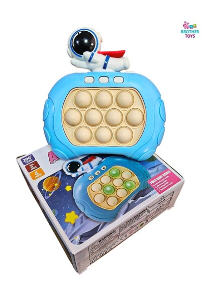 Brother Toys Işıklı Stres Giderici Popit Oyun Konsolu Pop It Oyuncak Uçan Ast...