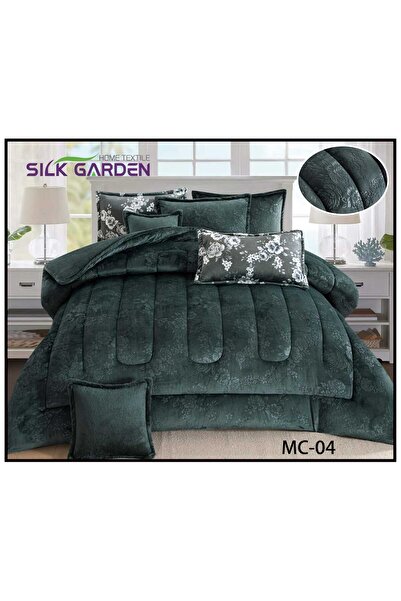 Ropi Plain embossed fur velvet duvet, 8 pieces, double size