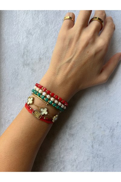 mitico jewellery سوار كريمي قابل للتعديل