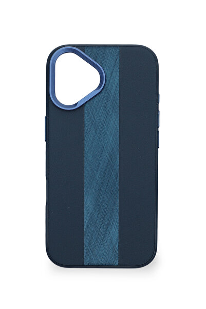 PiyasaSepeti Brushed Ego Case iPhone 17 Deep Indigo