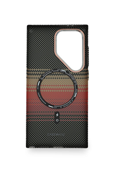 PiyasaSepeti Pixel Weave Case Galaxy S25 Ultra Steppe Alacacia