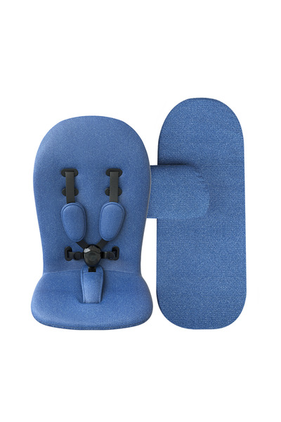 Mima Mima 2 in 1 Stroller Mattress Kit, Starter pack, Denim Blue