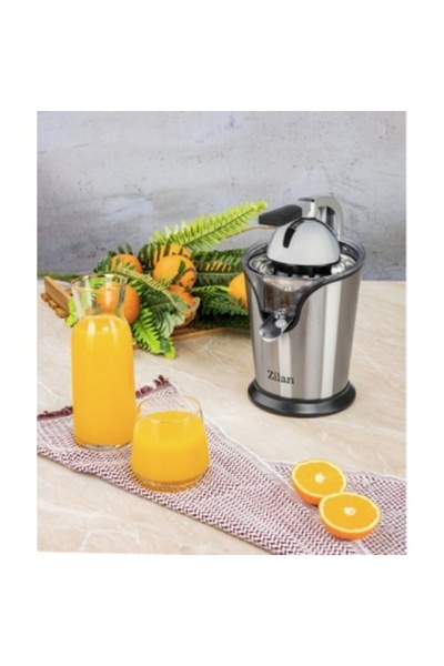 Zilan ZLN 1765 Citrus Juicer – 500 W, Stainless Steel, 2 Cones