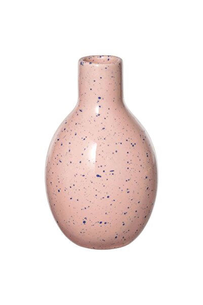 IKEA Blodbjörk Ceramic Vase, Pale Pink-Blue, 16 cm