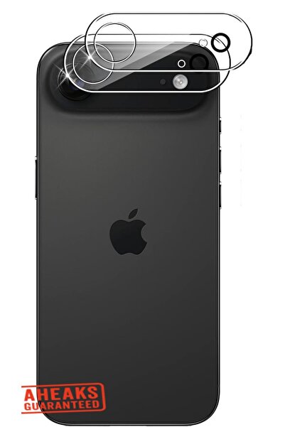 aheaks واقي شاشة نانو زجاجي لهاتف آيفون 17 إير، قطعتان، يغطي الكاميرا، صلابة ...
