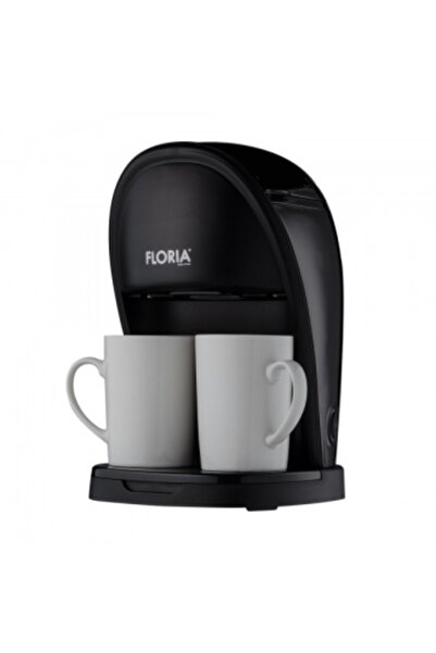 Floria ZLN 9297 Coffee Maker – 450 W, 250 ml, 2 cups, nylon filter, black
