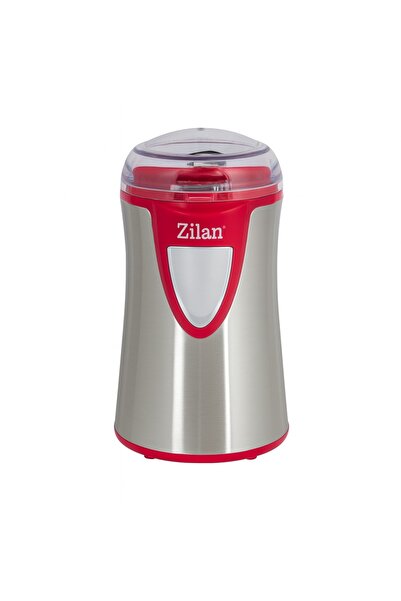 Zilan ZLN-8012 Coffee Grinder – 150 W, 50 g, stainless steel, silver/red