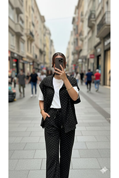 Perinin dolabı TAŞLI YELEKLİ MODAL TAKIM