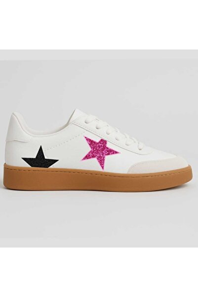 lias desing Adidași roz negru star cu imprimeu