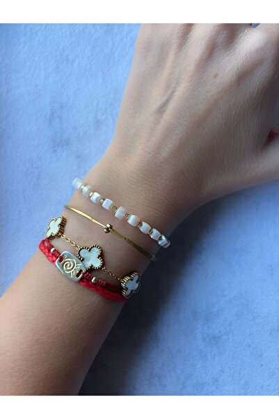 mitico jewellery Cream Adjustable Bracelet