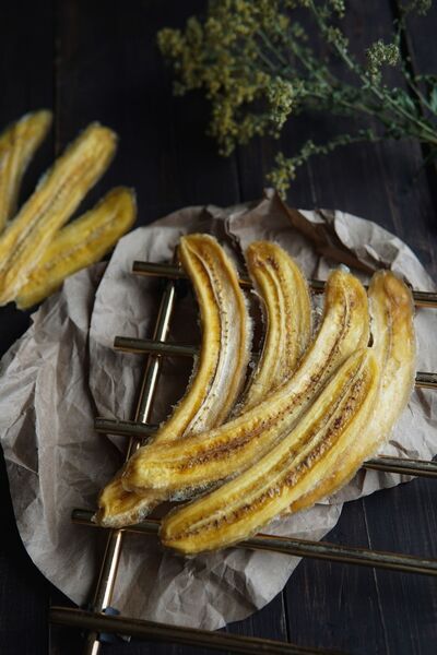 BEN GURME فواكه مجففة - شرائح موز كاملة مجففة (بدون إضافة سكر - طبيعي) 100 جرام