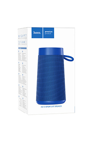 Hoco Φορητό ηχείο (HC13), TWS, BT 5.0 Ασύρματο, 5W, Αθλητικά | Μπλε