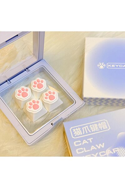 silabor Çok Renkli PBT Tuş Takımı Mekanik Klavye Cat Keycaps