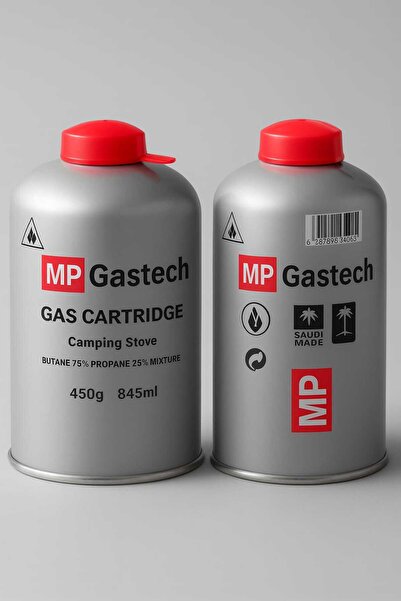 MPGastech MP Gastech Gas Cartridge for Camping Stove,450g, 845ml, 2 Pieces