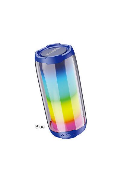 KAKUSİGA Kaku Portable Speaker (KSC-611), BT 5.0, Colorful Light, 10W, TWS | Blue