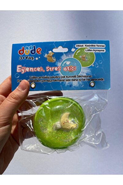 pialbatro لعبة سكويشي لتخفيف التوتر باللون الأخضر اللامع