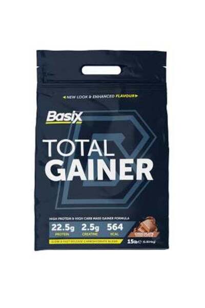 Basix Exclusive Bundle - Total Gainer 15 lb Chocolate Chunk & Pure Creatine 500 g