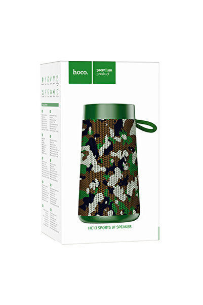 Hoco Boxa portabila (HC13), TWS, BT 5.0 Wireless, 5W, Sports | Green Camouflage