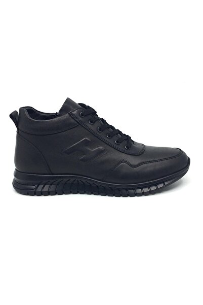 LİSANS SHOES 100% Genuine Leather Men's Comfortable Daily Winter Orthopedic Sports Shoes Boots New Season 1St Class 40-44