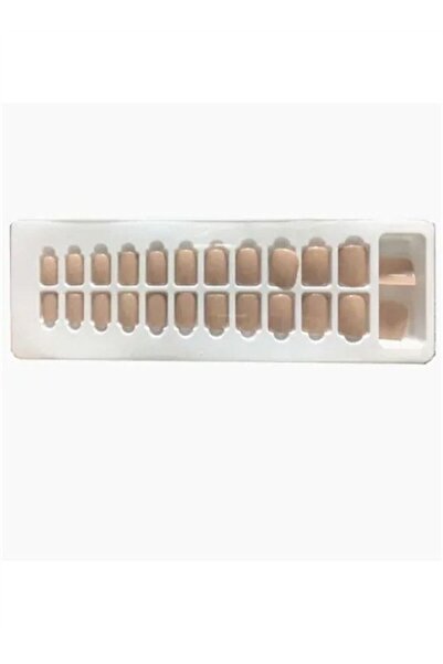BLOOMING TIME 24-Piece Full Cover Press Fake Nails Nude