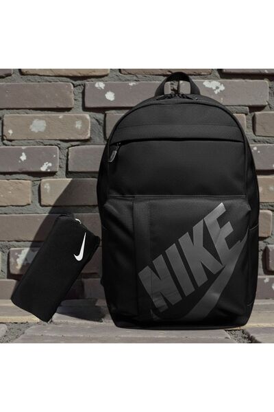 Elegance Unisex αθλητικό μαύρο σακίδιο πλάτης (με δώρο θήκη για στυλό)