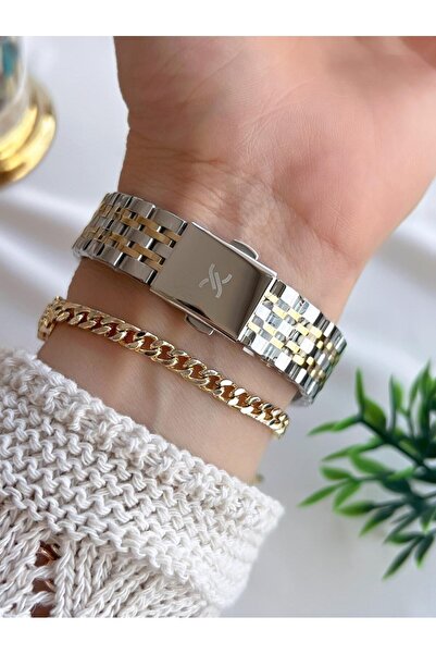 Daniel Klein Steel Cord 30 Meters Water Resistant Special Design Women Wristwatch+Bracelet Vs.Blkt.0723