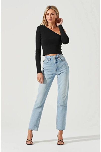 MetuCA Γυναικείο μαύρο αμάνικο μπλουζάκι με λαιμόκοψη κοτλέ διπλής στρώσης Ba...