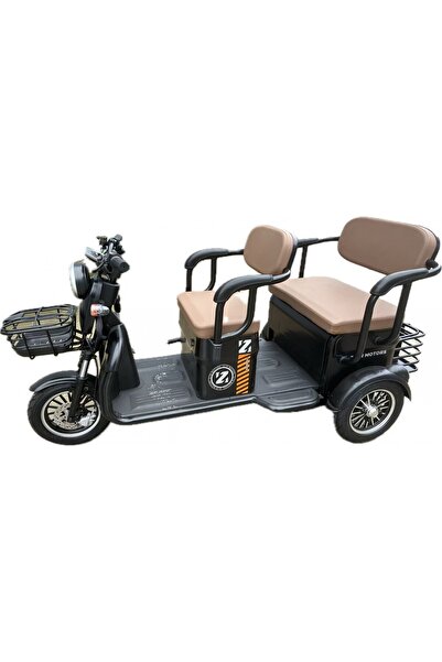 Flippy Electric Tricycle V6, Saige, No License, Two Seats, 1800W Motor, Black OldStyle