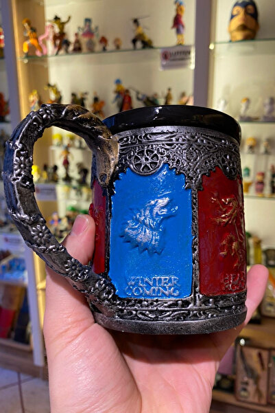Kingdom of 3D Game of Thrones Mug (V1) Hand Painted Ceramic & Polyester Mug