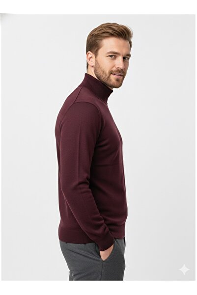 ModaPlaza Men's Full Turtleneck Sweater